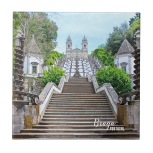 Bom Jesus de Braga Katholiek Heiligdom, Portugal Tegeltje