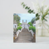 Bom Jesus do Monte heiligdom in Braga, Portugal Briefkaart (Staand voorkant)