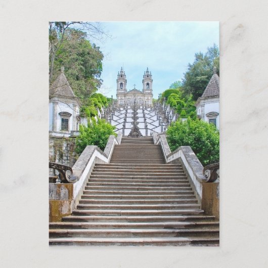 Bom Jesus do Monte heiligdom in Braga, Portugal Briefkaart (Voorkant)