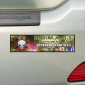 BOMAGS bumper sticker (Op auto)