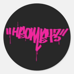Bomb 43 ronde sticker