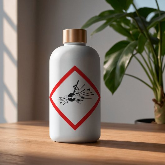 Bomb exploderen - GHS-label Sticker