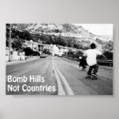 Bomb Hills Not Countries Poster (Voorkant)