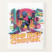 Bomb Rush Cyberfunk – Neon Street Rebellie Planner (Achterkant)