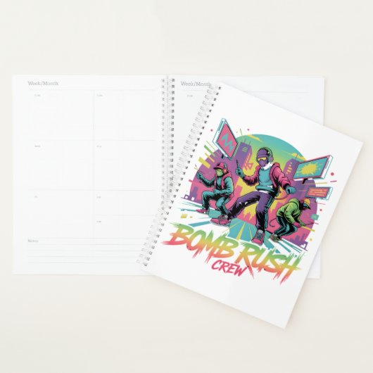 Bomb Rush Cyberfunk – Neon Street Rebellion Planner (Display)