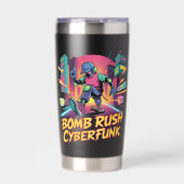 Bomb Rush Cyberfunk – Neonstraatopstand Geïsoleerde Drinkbeker (Voorkant)