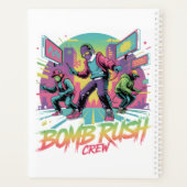 Bomb Rush Cyberfunk – Neonstraatopstand Planner (Achterkant)