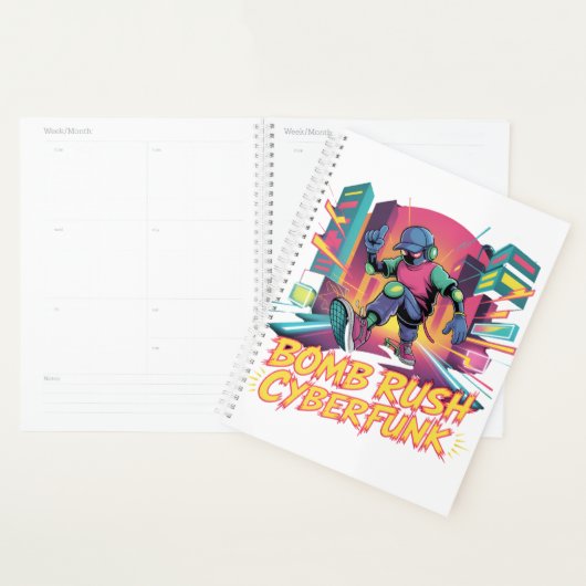 Bomb Rush Cyberfunk – Neonstraatopstand Planner (Display)