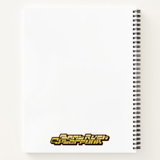 Bomb Rush Cyberfunk Notitieboek (Achterkant)