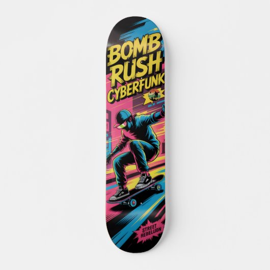 Bomb Rush Cyberfunk Skateboard (Voorkant)