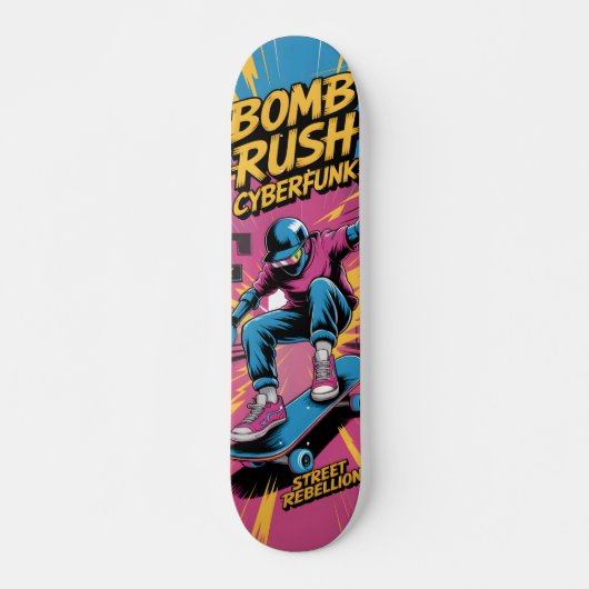 Bomb Rush Cyberfunk Skateboard (Voorkant)