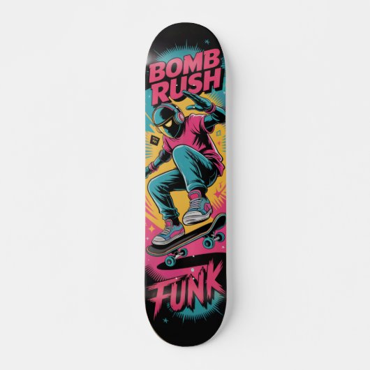 Bomb Rush Cyberfunk Skateboard (Voorkant)