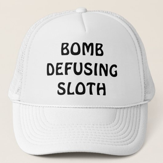 Bomb - Slote definiëren Trucker Pet (Voorkant)