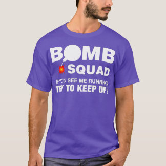 Bomb Squad Disposant technicus T Shirt Cadeaubon