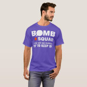 Bomb Squad Disposant technicus T Shirt Cadeaubon (Voorkant volledig)