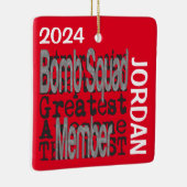 Bomb Squad Member Extraordinaire CUSTOM Keramisch Ornament (Rechts)