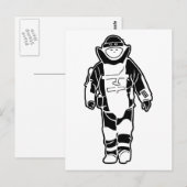 Bomb Suit Briefkaart (Voorkant / Achterkant)