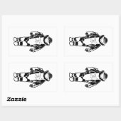 Bomb Suit Rechthoekige Sticker (Vel)