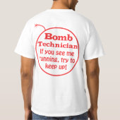 Bomb-technicus T-shirt (Achterkant)