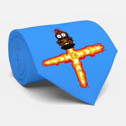 Bomba retro stropdas (Opgerold)