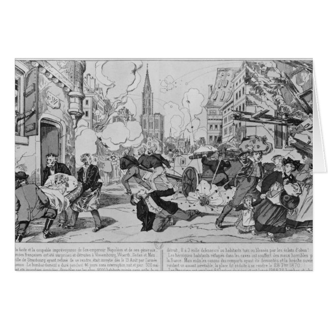 Bombardement en belegering in Straatsburg (Voorkant Horizontaal)