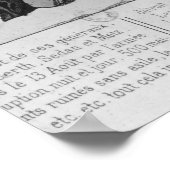 Bombardement en belegering in Straatsburg Poster (Hoek)