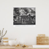 Bombardement Fort Sumter, Charleston Harbour Poster (Keuken)