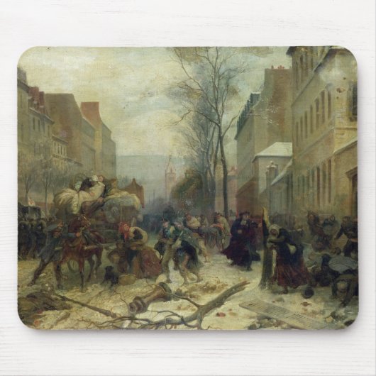 Bombardement Parijs in 1871 Muismat (Voorkant)