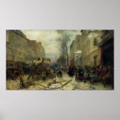 Bombardement Parijs in 1871 Poster (Voorkant)