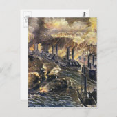 Bombardement van Vicksburg Briefkaart (Voorkant / Achterkant)