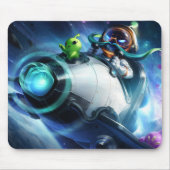 Bombardier Gaming Gel Mousepad | luchtaanval Muismat (Voorkant)