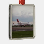 Bombardier Lear Jet 45XR Metalen Ornament (Rechts)