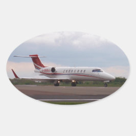 Bombardier Lear Jet 45XR Ovale Sticker