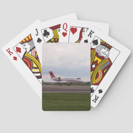 Bombardier Lear Jet 45XR Pokerkaarten (Achterkant)