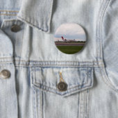 Bombardier Lear Jet 45XR Ronde Button 5,7 Cm (In situ)