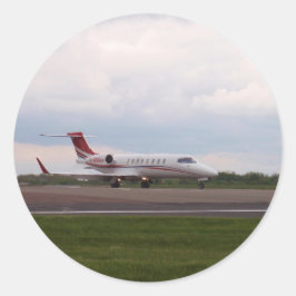 Bombardier Lear Jet 45XR Ronde Sticker