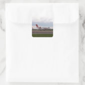 Bombardier Lear Jet 45XR Vierkante Sticker (Tas)