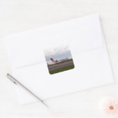 Bombardier Lear Jet 45XR Vierkante Sticker (Envelop)