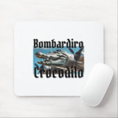 Bombardiro Bombardino Crocodilo Grappig Italiaans  Muismat (Met muis)