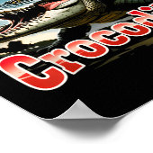 Bombardiro Bombardino Crocodilo Grappig Italiaans  Poster (Hoek)