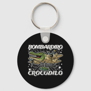 Bombardiro-krokodil Italiaans-hersenrot Geen slech Sleutelhanger