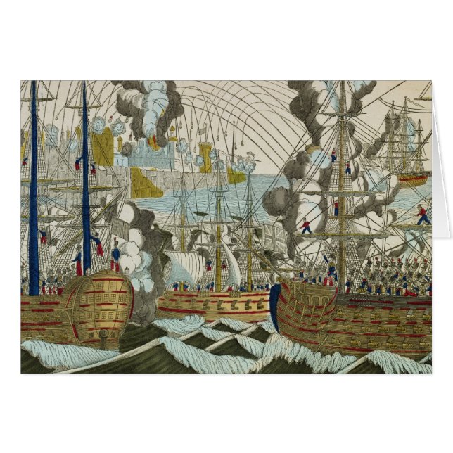 Bombardment en Siege of Algiers, 3 juli 1830 (Voorkant Horizontaal)