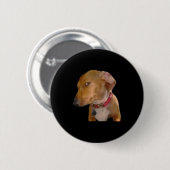 Bombastische Zijdelingse Blik Grappige Hond Ronde Button 5,7 Cm (Voorkant /achterkant)