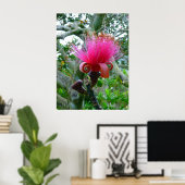 Bombax Blossom Poster (Thuiskantoor)