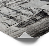 Bombay aan de Malabarkust Poster (Hoek)