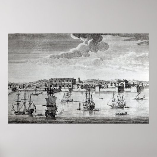 Bombay aan de Malabarkust Poster (Voorkant)