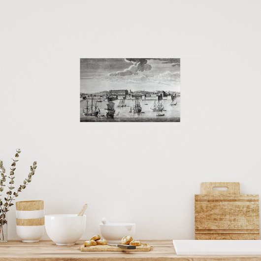 Bombay aan de Malabarkust Poster (Keuken)