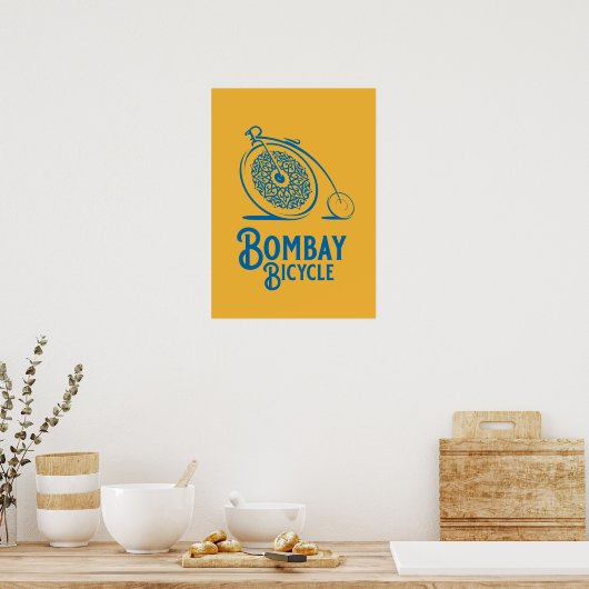 Bombay Bicycle Club  stijlpagina - Mosterd Poster (Keuken)