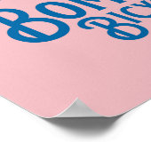 Bombay Bicycle Club -  stijlpagina - Roze Poster (Hoek)