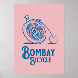 Bombay Bicycle Club - stijlpagina - Roze Poster